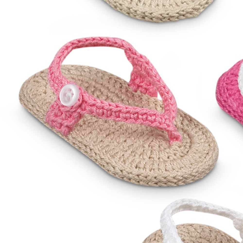 Crocheted Sandals - Newborn - NWT